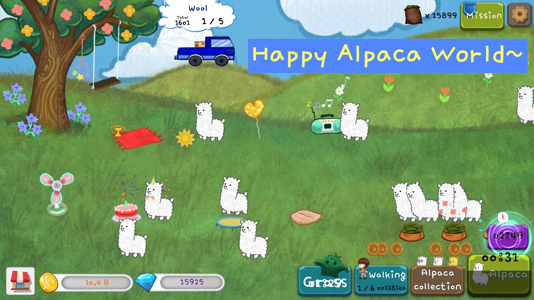 Alpaca Idle screenshot game