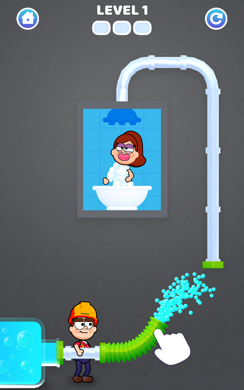 Plumber Masters Game Screenshot