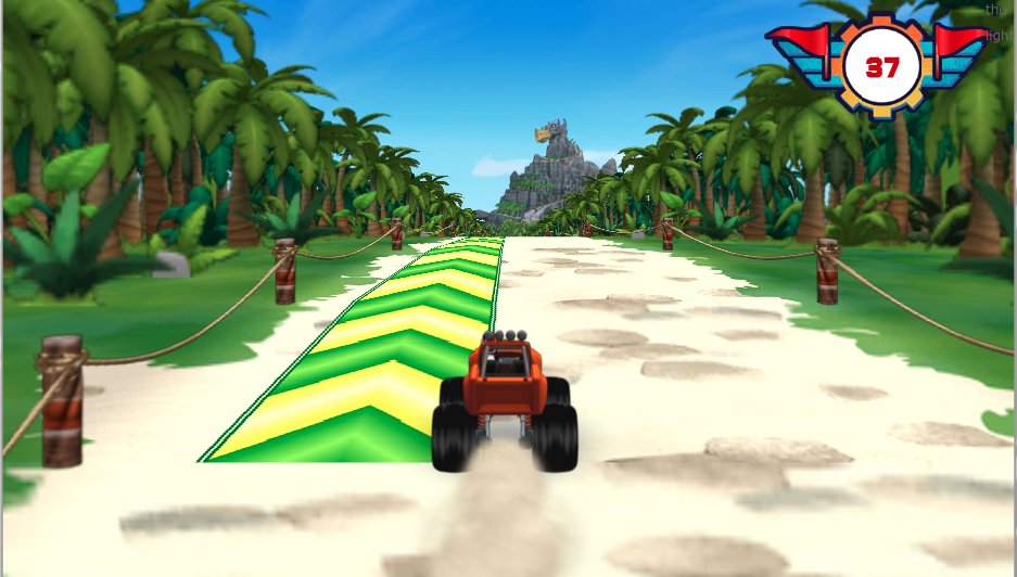 Blaze Dragon Island Race Pro ゲームのスクリーンショット