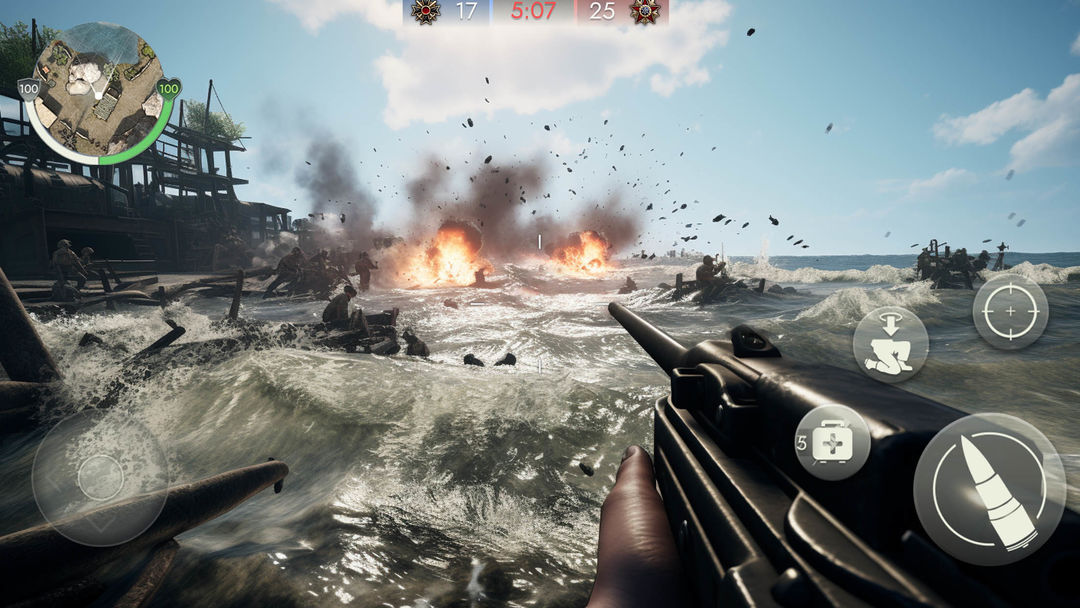 Screenshot of WW2 Frontline 1942: War Game