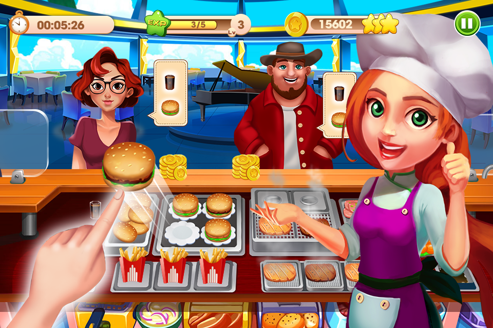 Cuplikan Layar Game Cooking Talent - Restaurant manager - Chef game