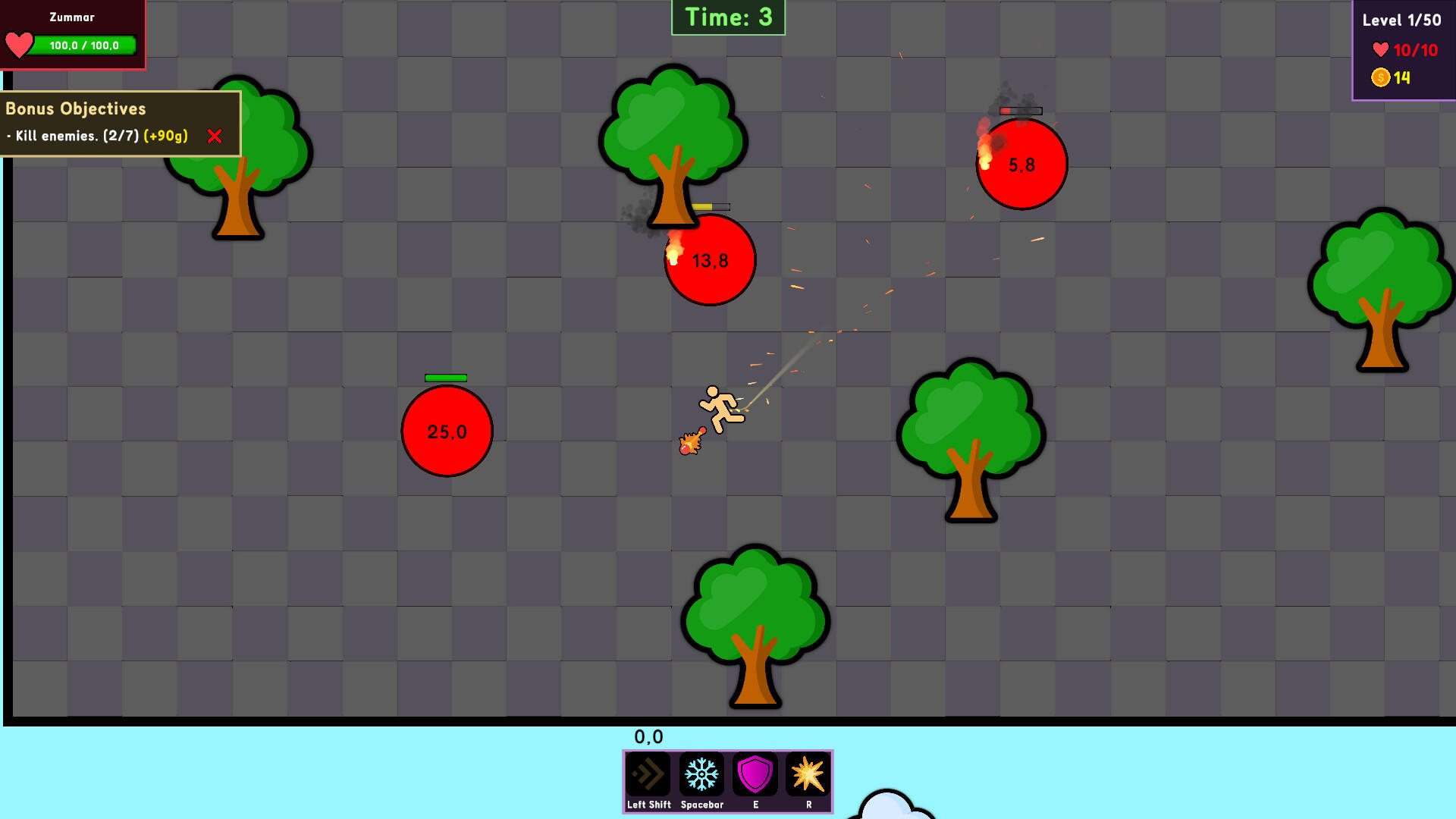 Sprite Wars Game Screenshot