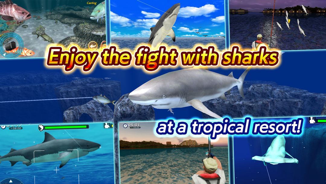 Wild Shark Fishing ภาพหน้าจอเกม