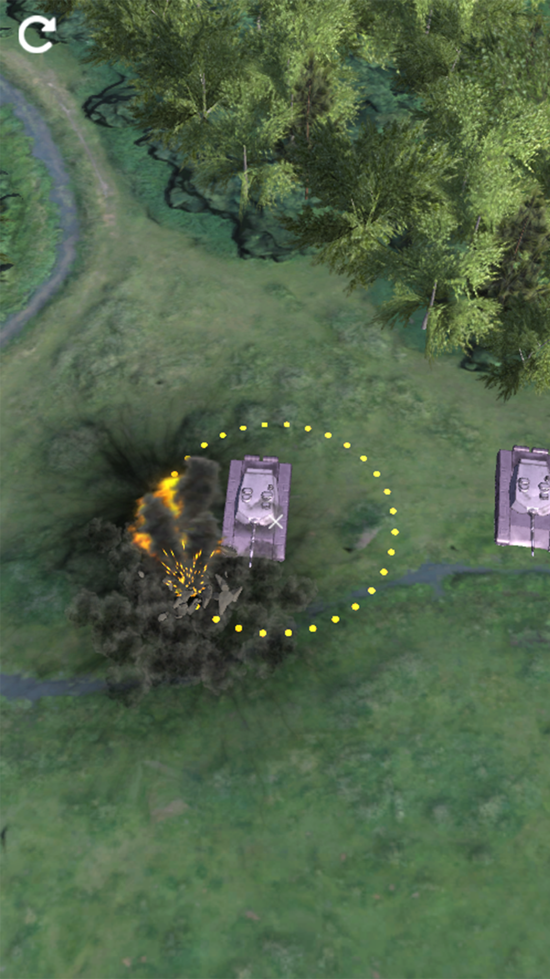 Artillery Strike Game Screenshot