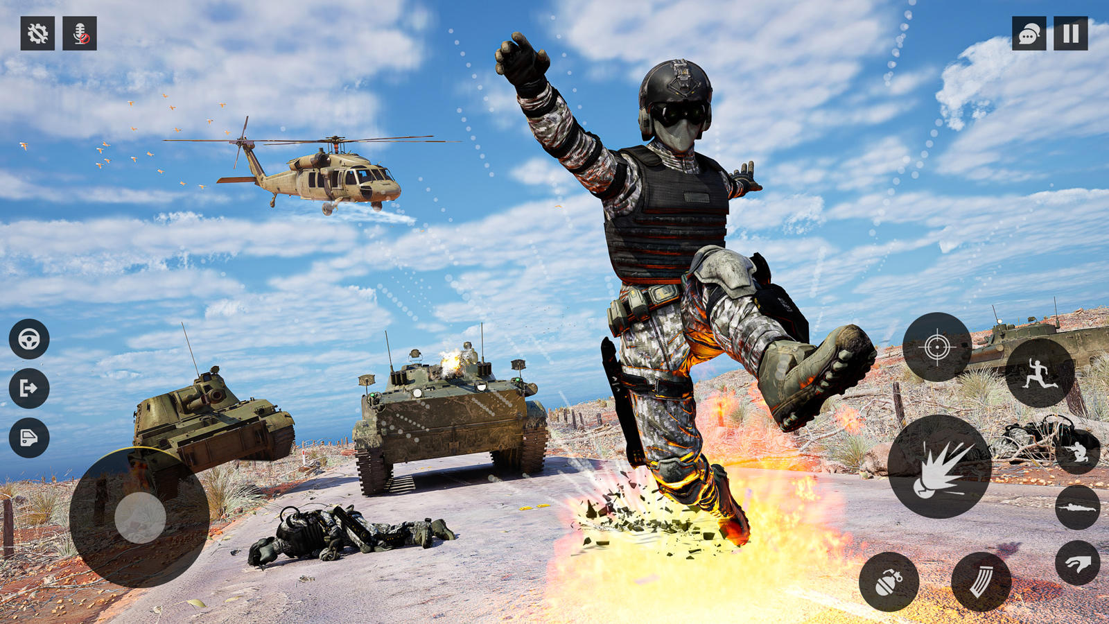 Anti Terrorist Crime City 3D Game Screenshot