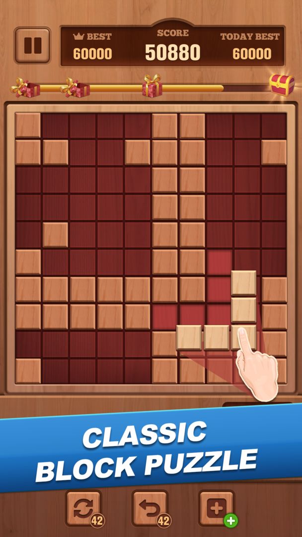 Screenshot of Woody Block - Classic Puzzle