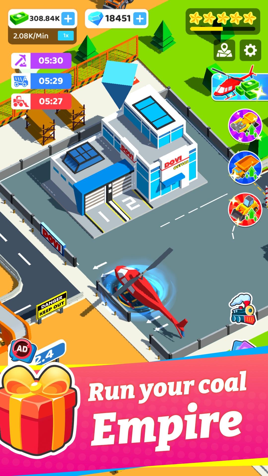 Coal Mining Inc. Game Screenshot