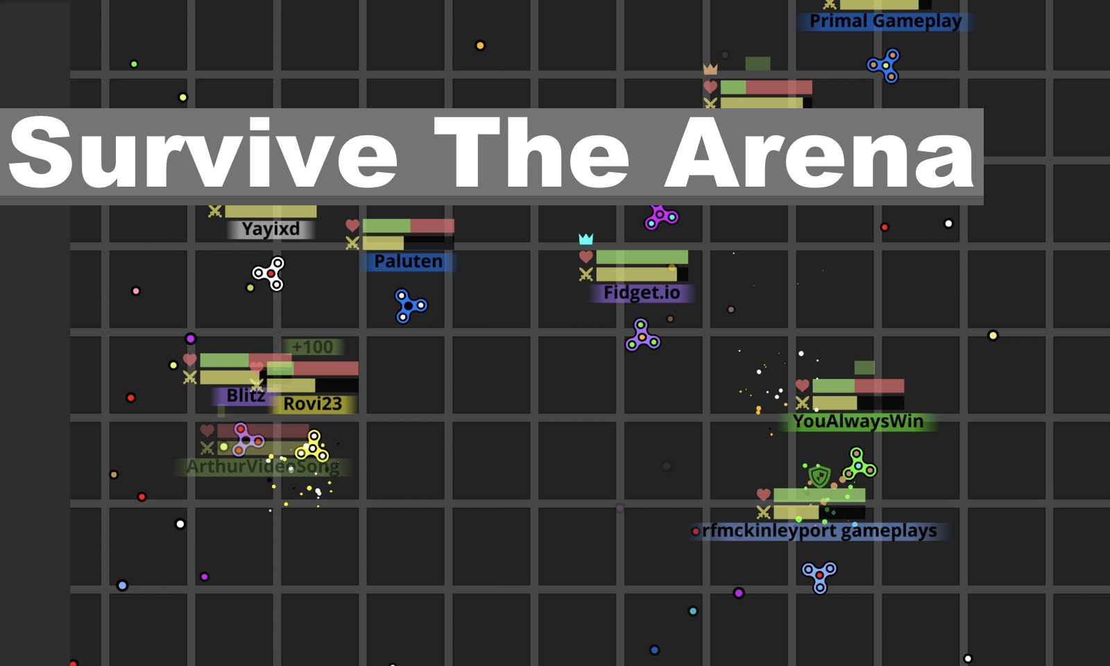 Fidget.io - Spinz.io Edition Game Screenshot