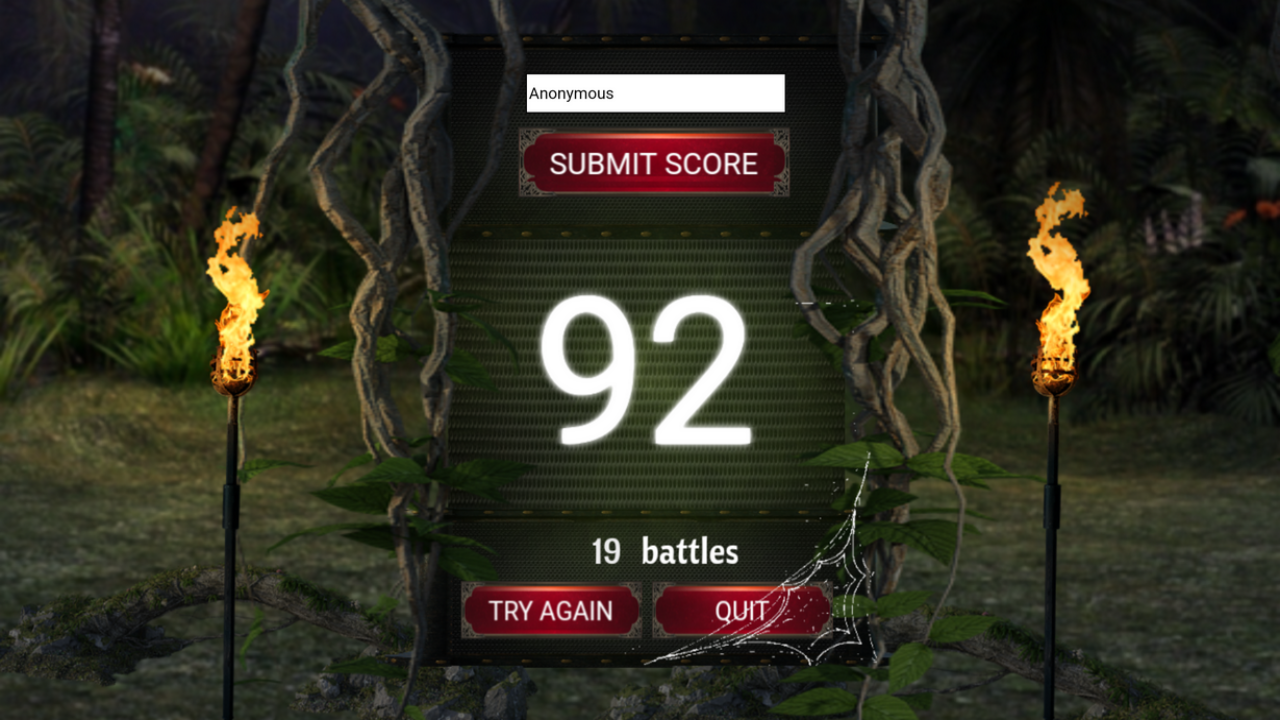 Screenshot of Spider Splatter