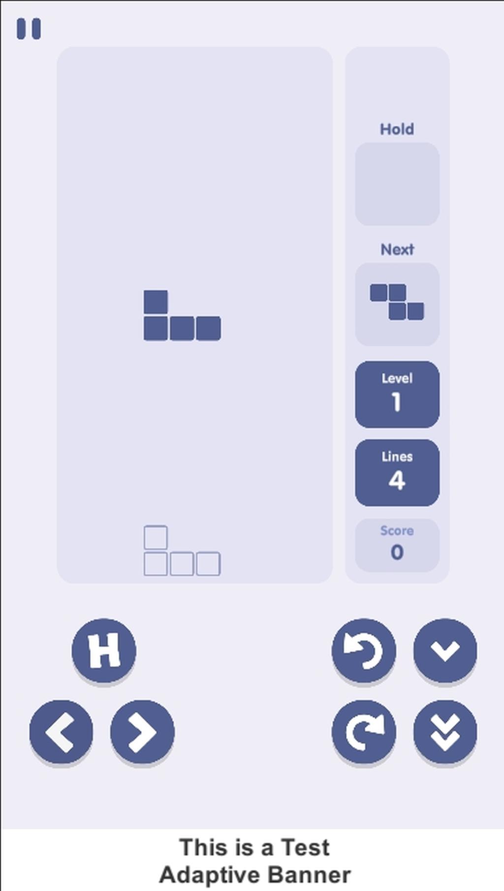 Classic Blocks - Tetris Game Screenshot