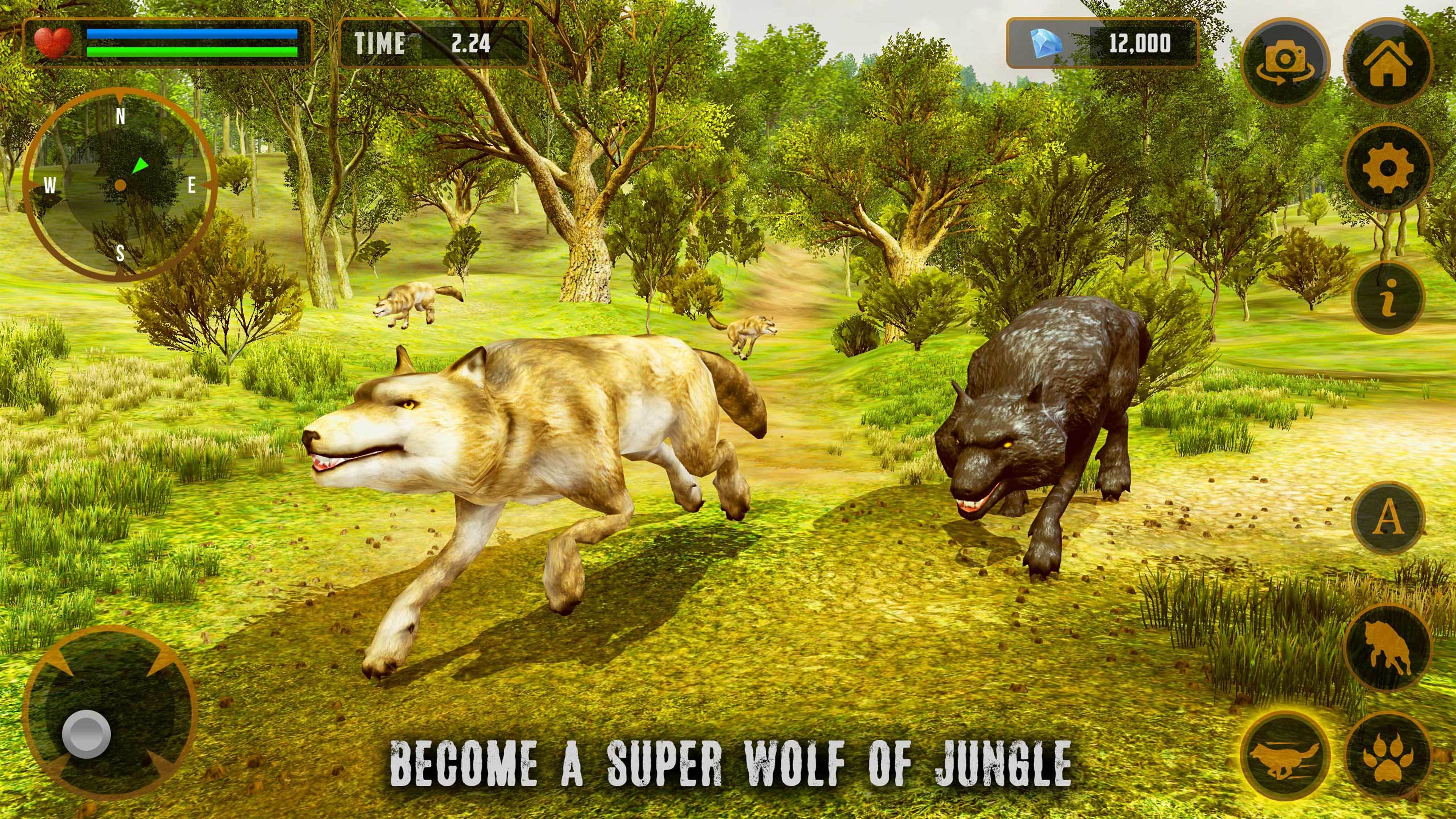 Wolf Simulator Wild Animalのキャプチャ