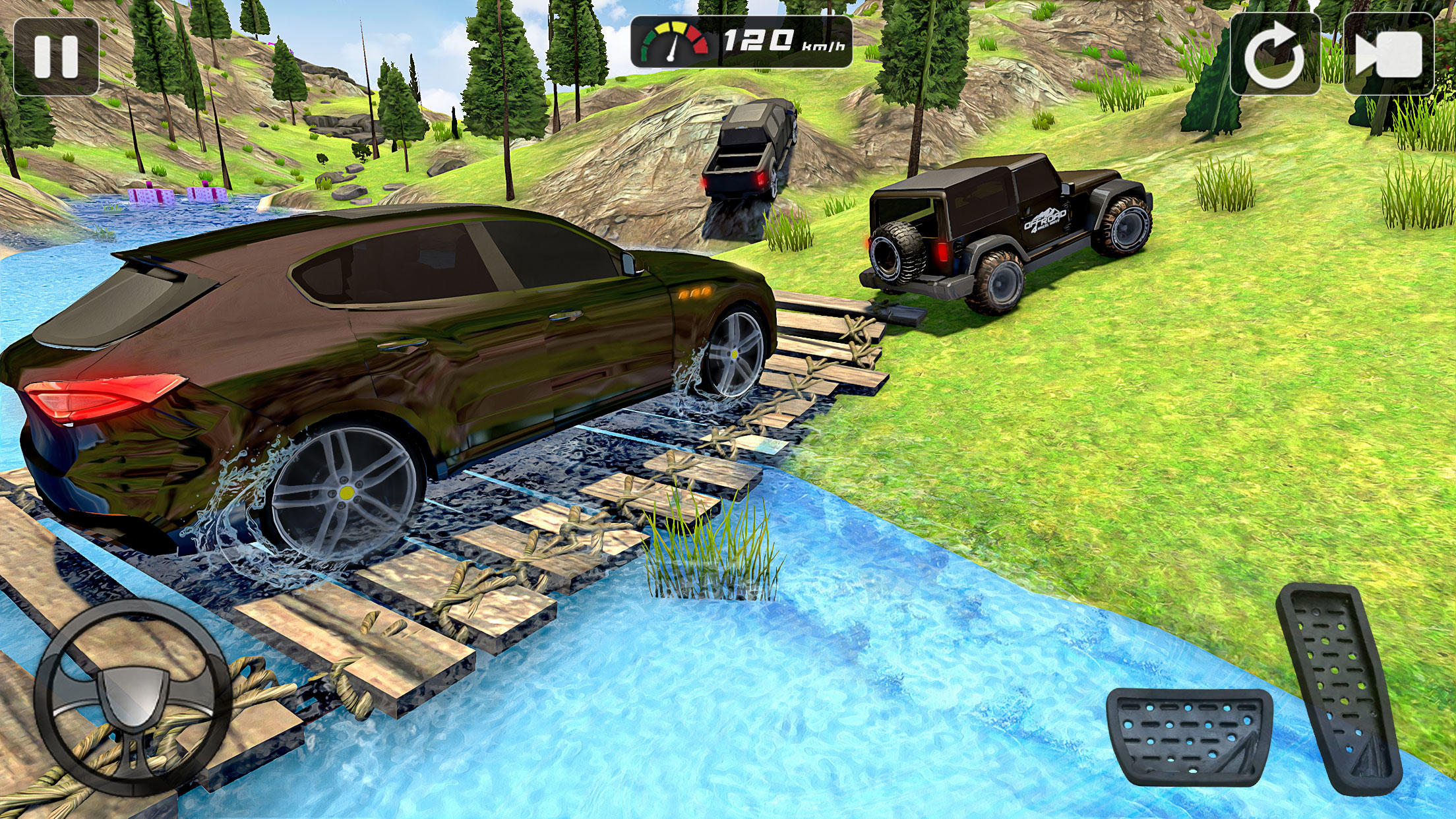 Screenshot of Offroad Jeep Driving Car Games