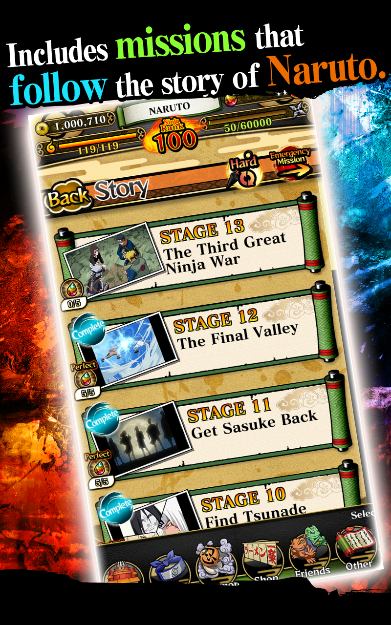 Ultimate Ninja Blazing Game Screenshot