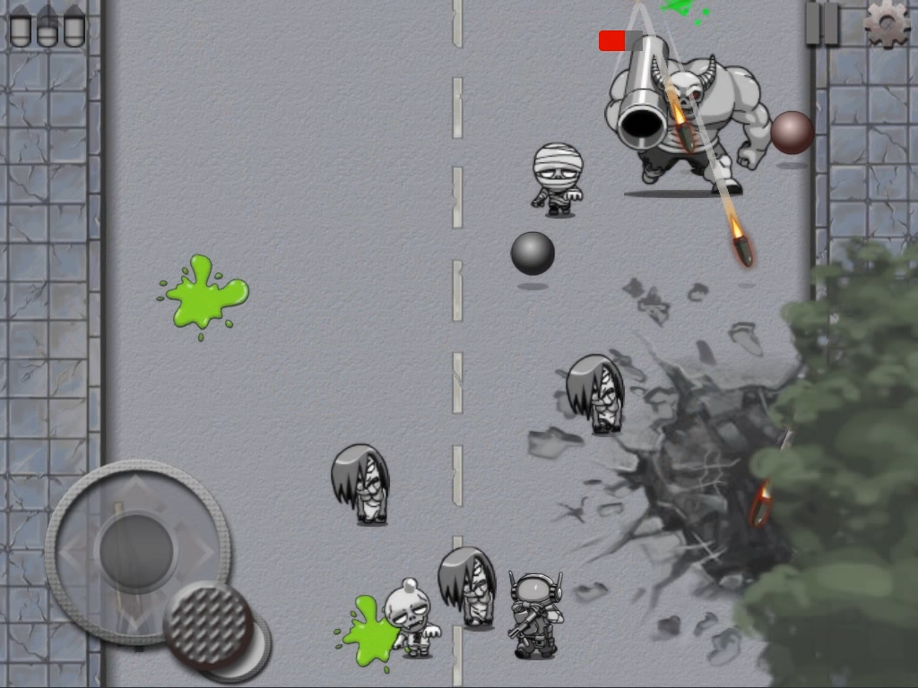 Cuplikan Layar Game 逃离僵尸街:最后的三颗子弹