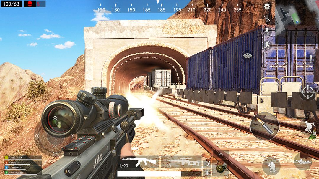 Mountain Shooting Sniper screenshot game
