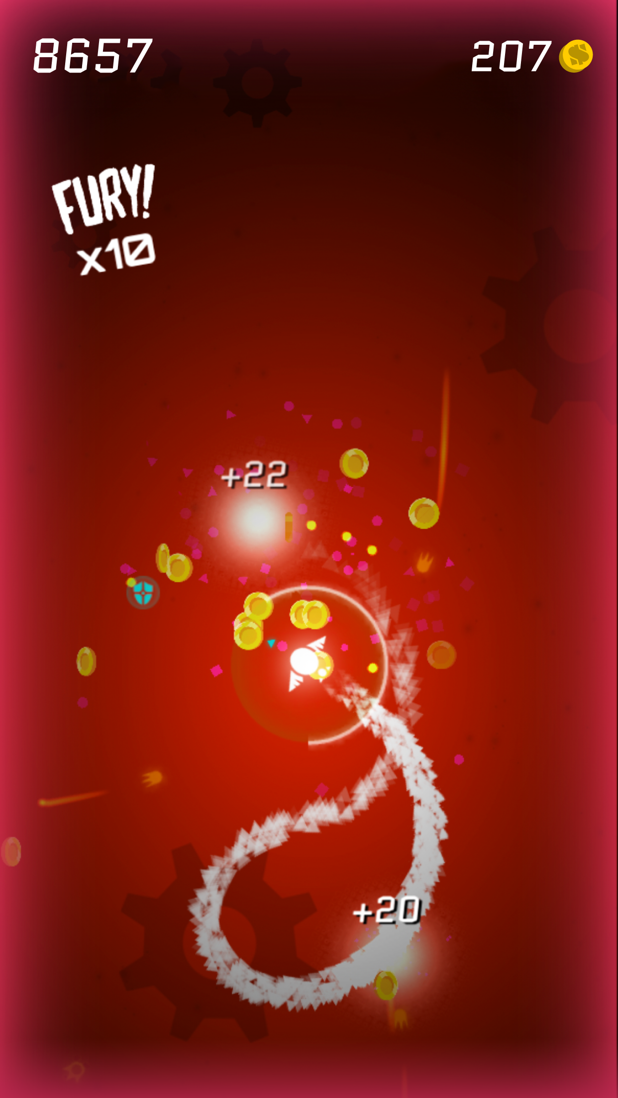 Neon Plane Game Screenshot