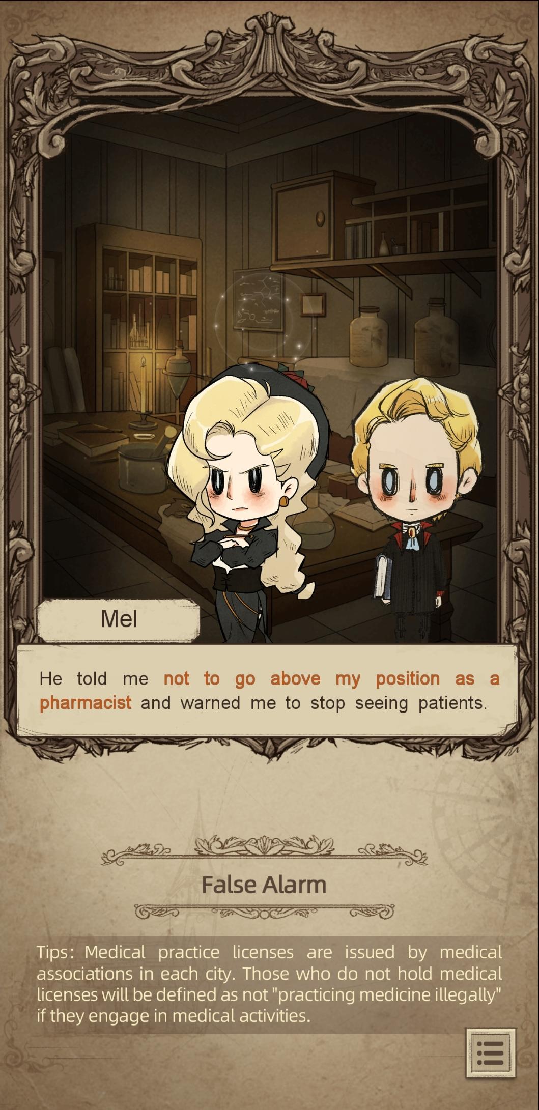 Dr. Chatelet: Faith Game Screenshot