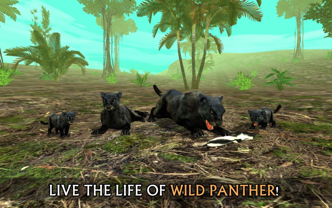 Screenshot of Wild Panther Sim 3D