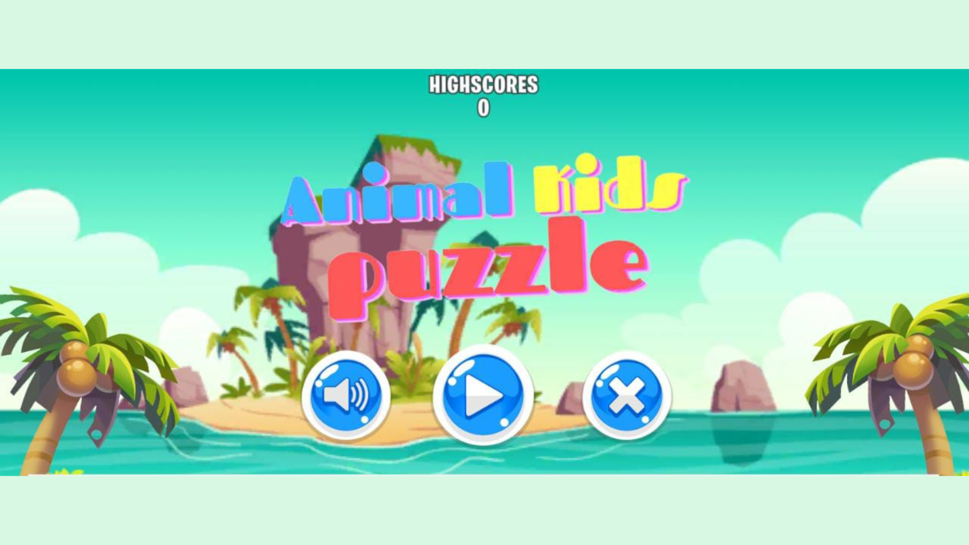 Captura de Tela do Jogo Animal Kids Puzzle