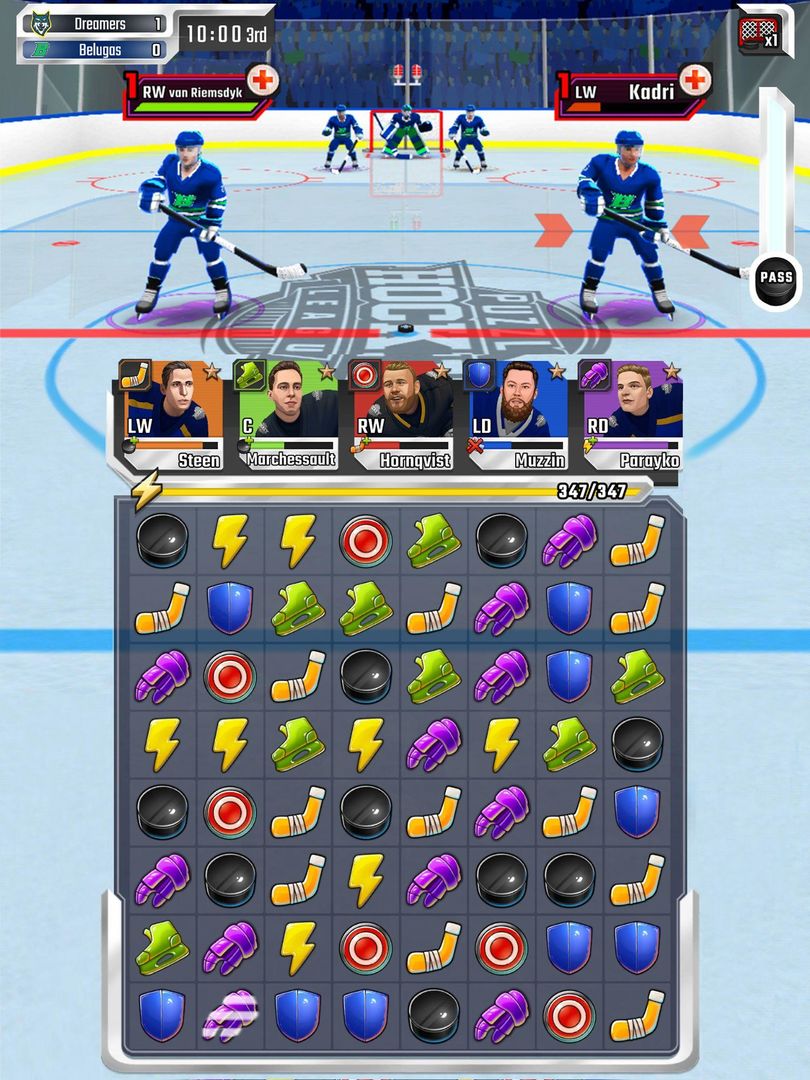 Puzzle Hockey 게임 스크린 샷