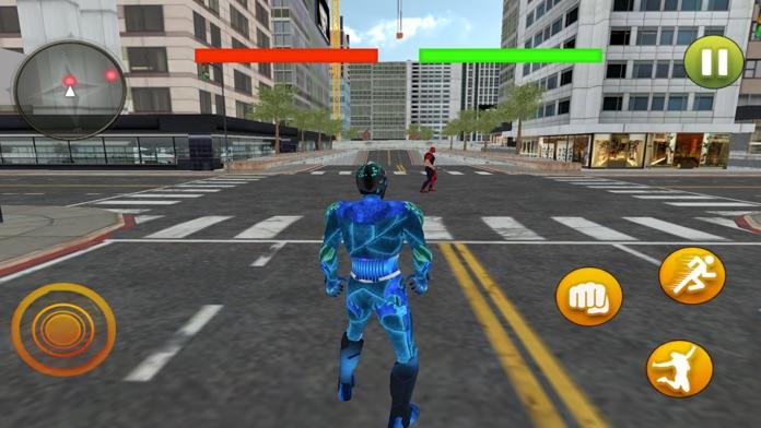 Captura de Tela do Jogo Super Hero Gangster City Shoot