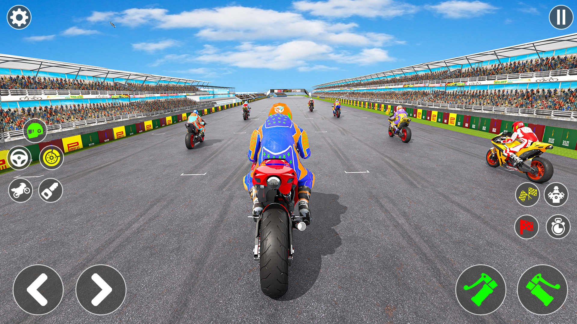 Cuplikan Layar Game GT Moto Rider Bike Racing Game