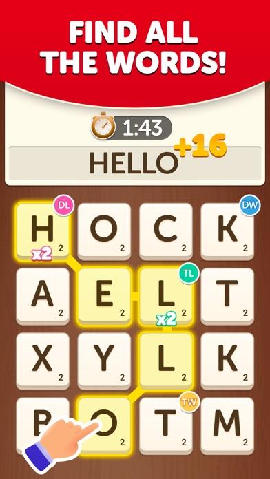 Captura de Tela do Jogo Word Scramble - Fun Word Game