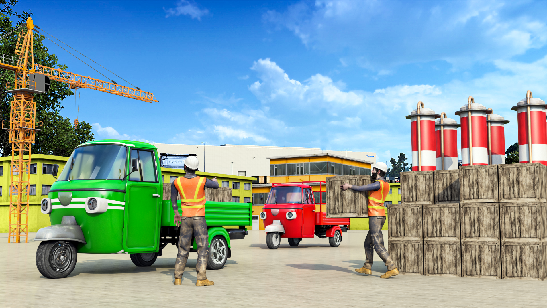 Screenshot of City Tuk Tuk Rickshaw Games 3D