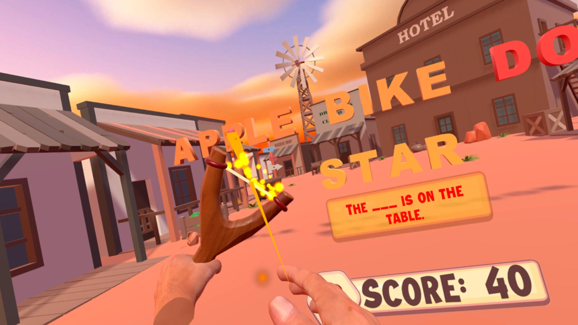 Screenshot of Reading World VR