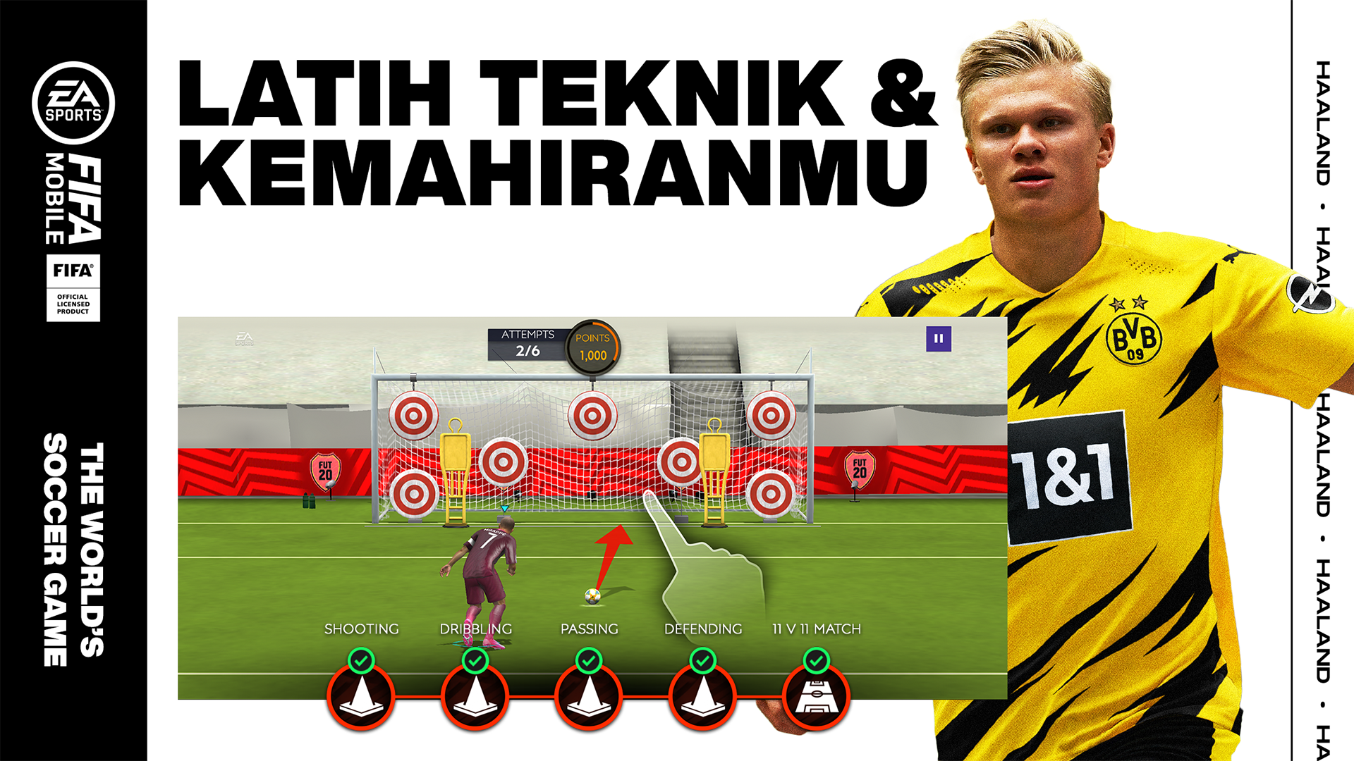 Cuplikan Layar Game Sepak Bola FIFA