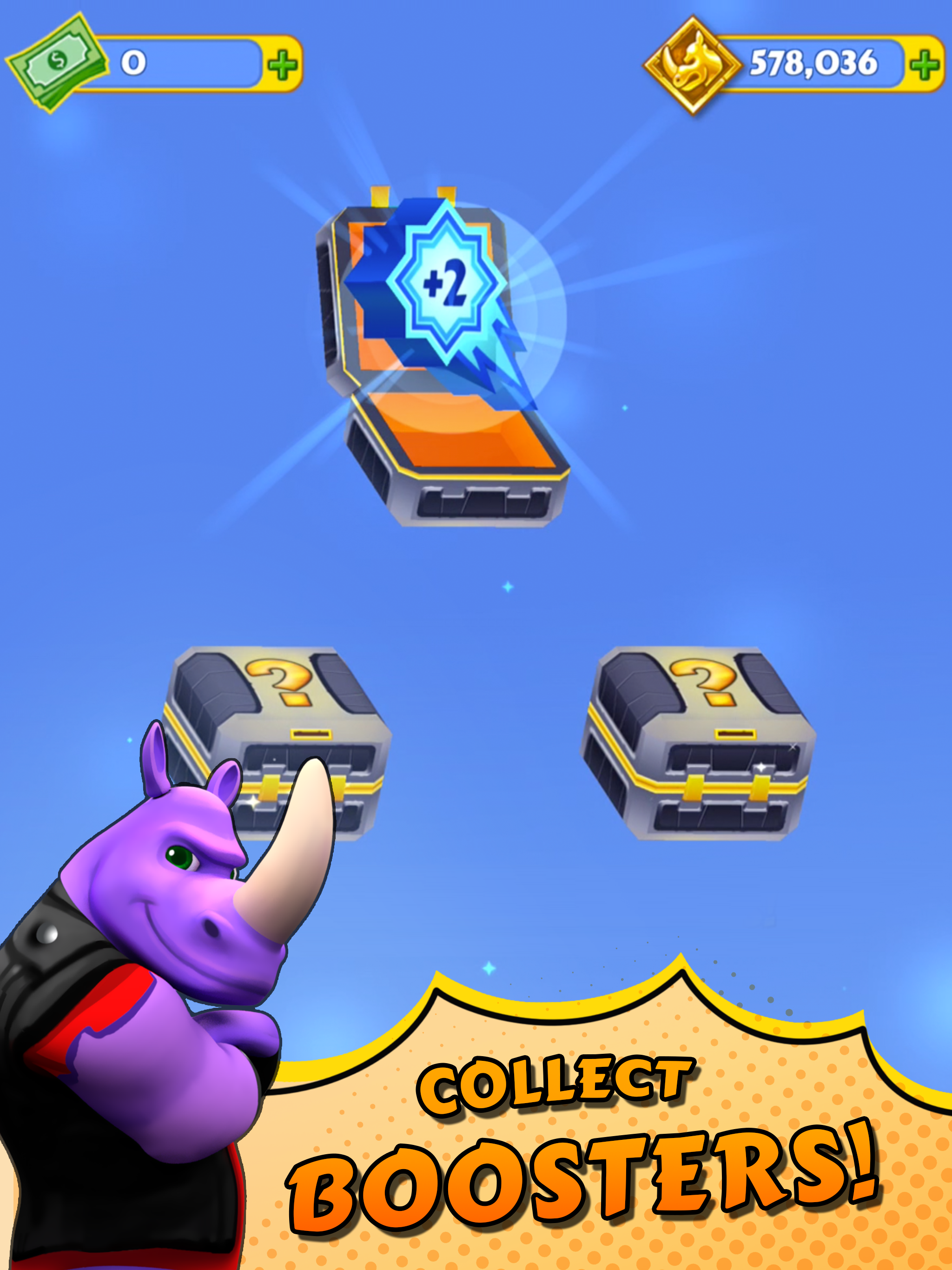 Cuplikan Layar Game Rhinbo - Endless Runner