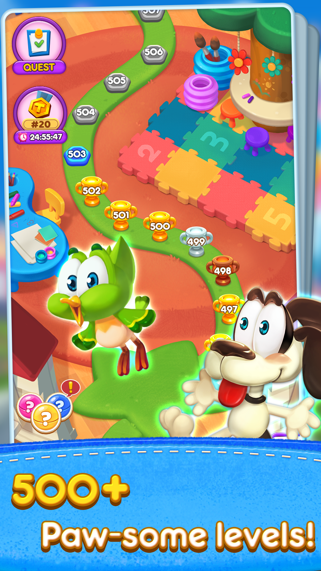 Magic Cat Match Game Screenshot