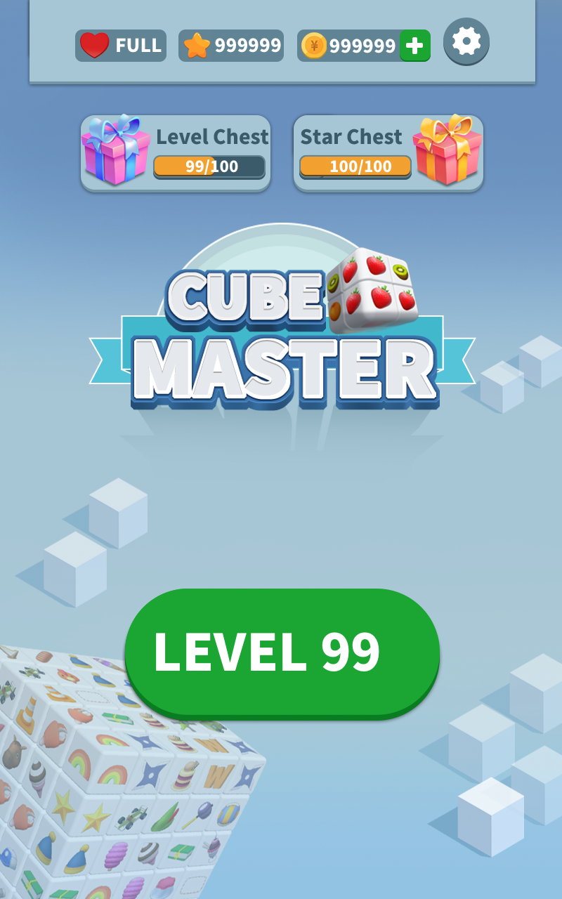 Screenshot of Cube Master 3D - Match 3 & Puzzle Game