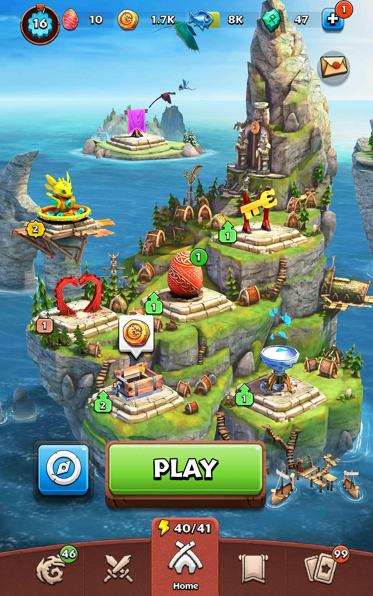 Cuplikan Layar Game Dragons: Titan Uprising