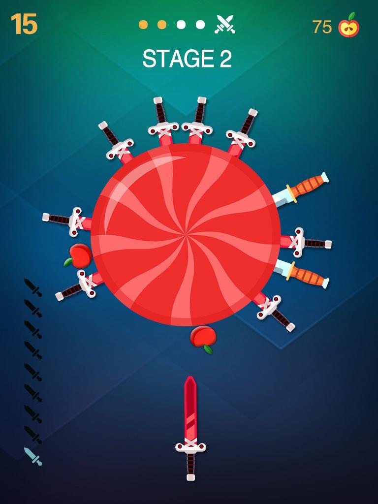 Скриншот игры Super Knife Hit