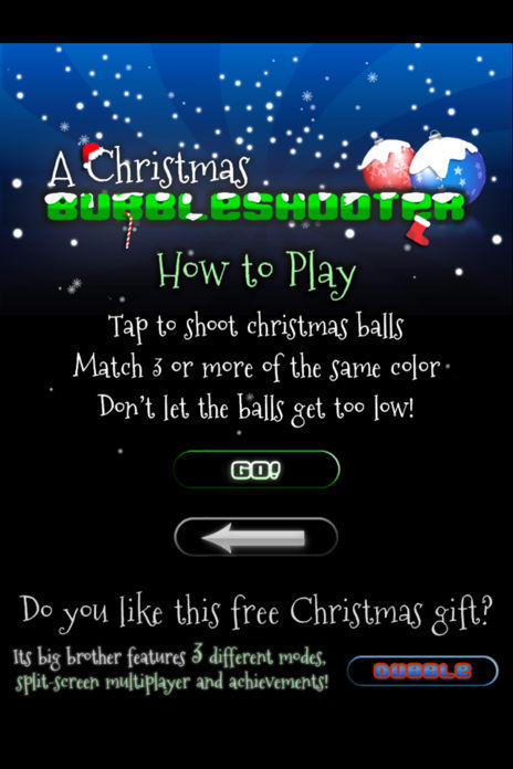 A Christmas Bubbleshooter ภาพหน้าจอเกม