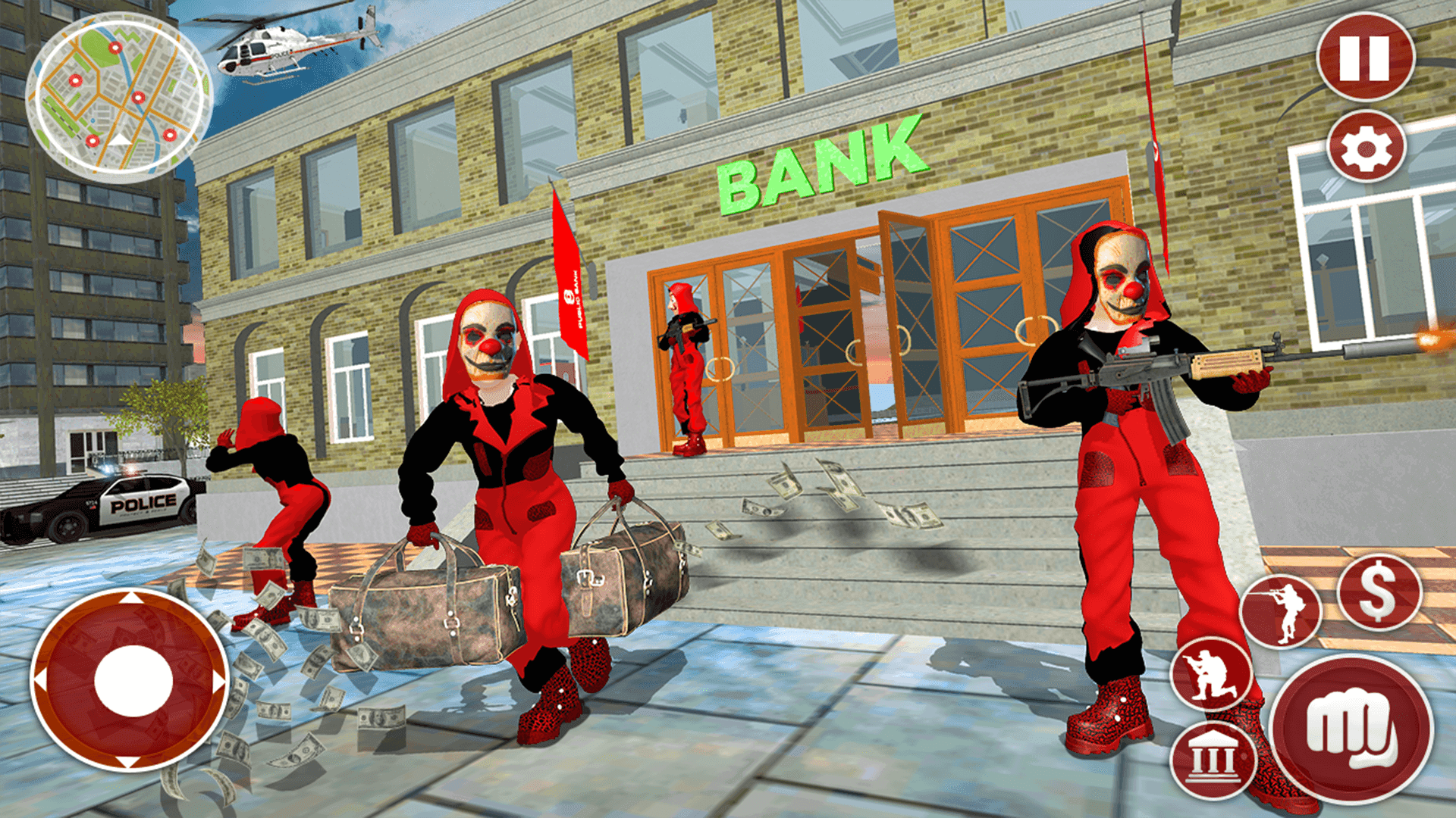 Bank Heist Sim Robbery Game Game Screenshot