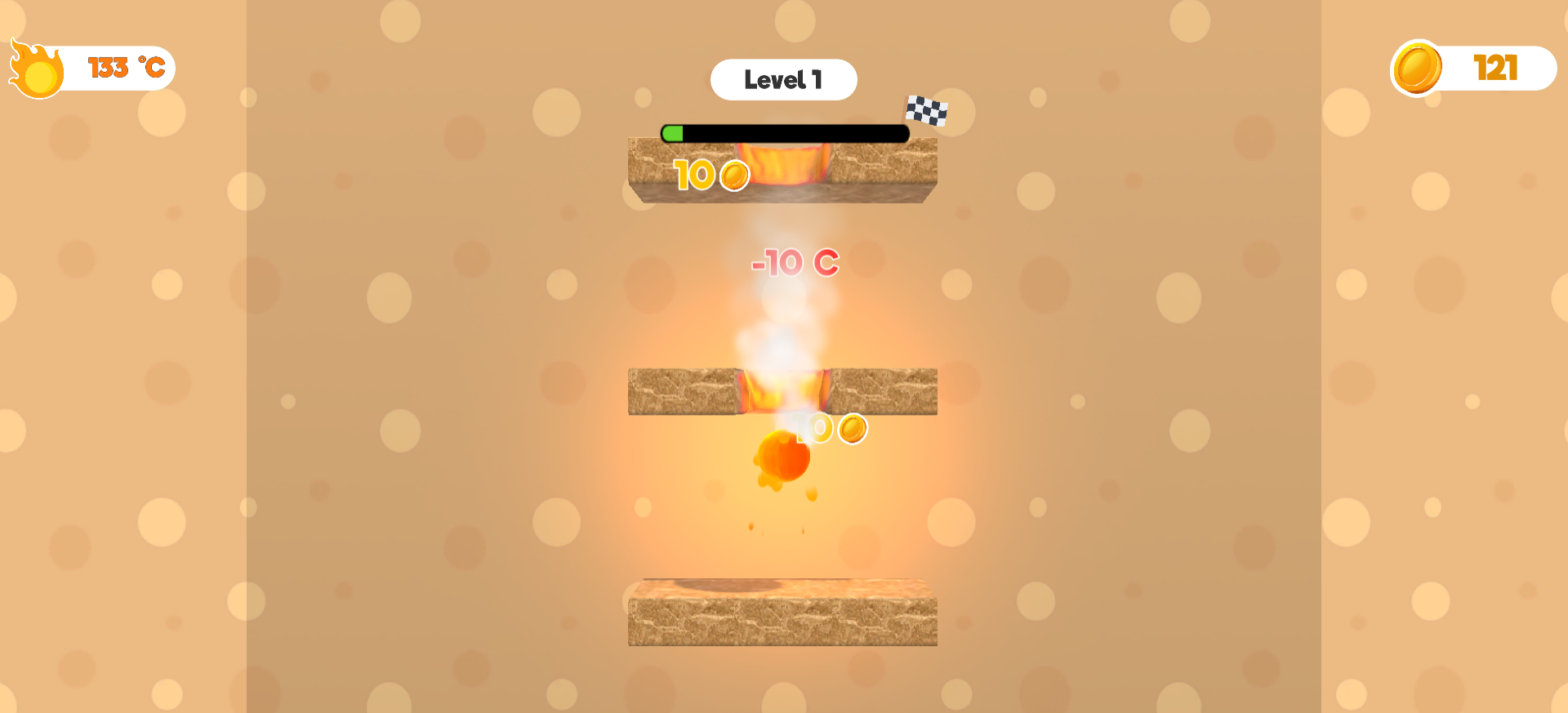 Lava Ball Game Screenshot