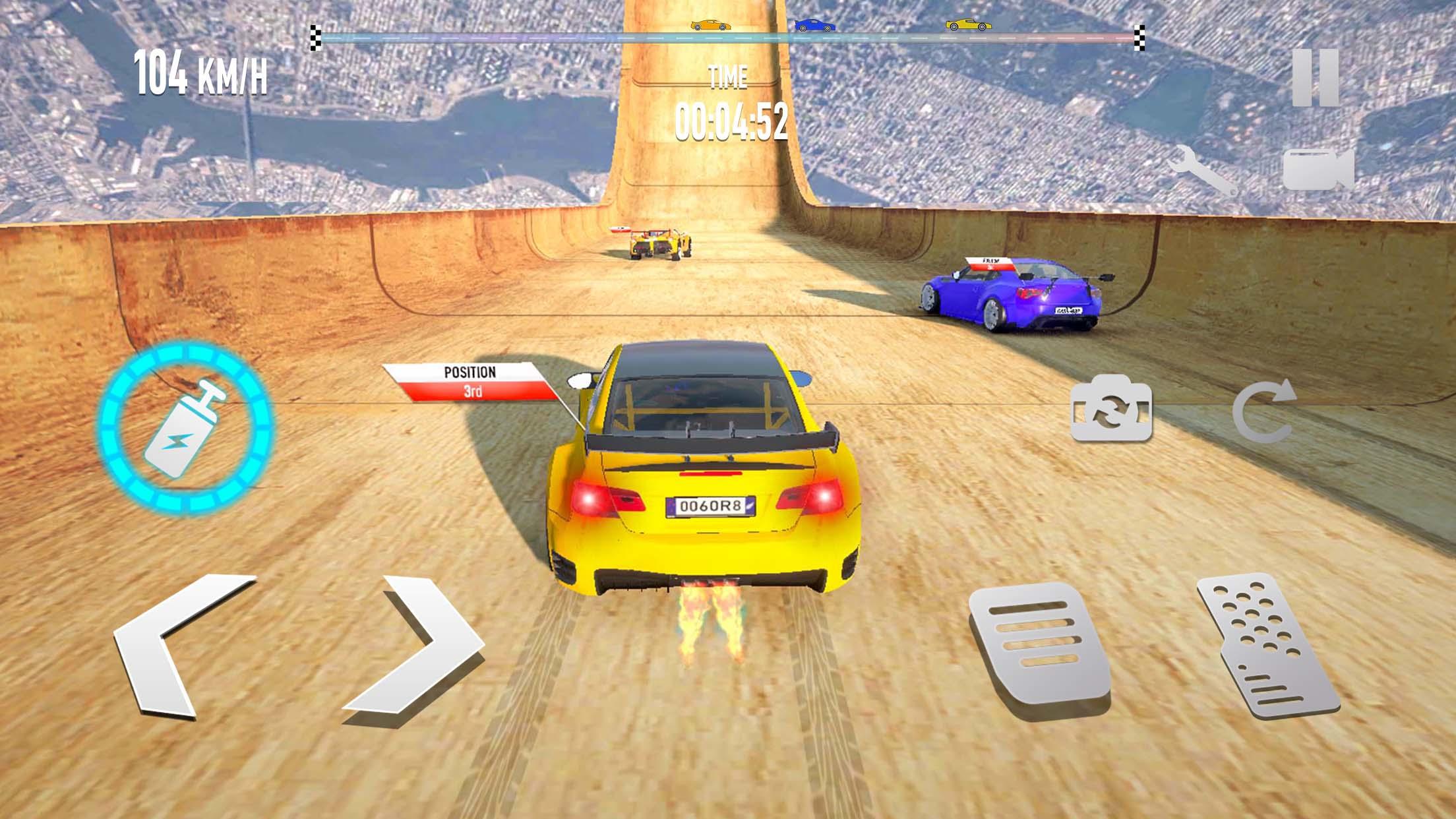 Superhero Car Racing Master 3D Game Screenshot