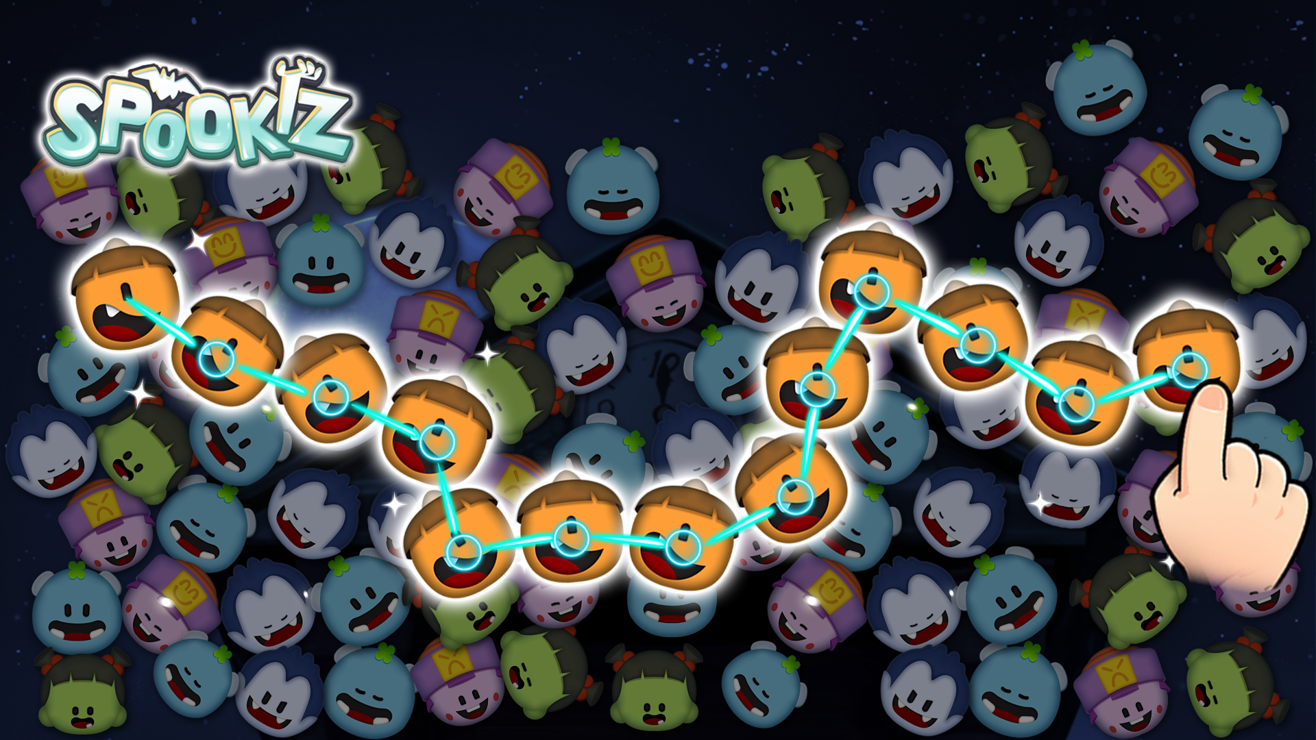 Funny Link Puzzle:Spookiz 2000 ภาพหน้าจอเกม