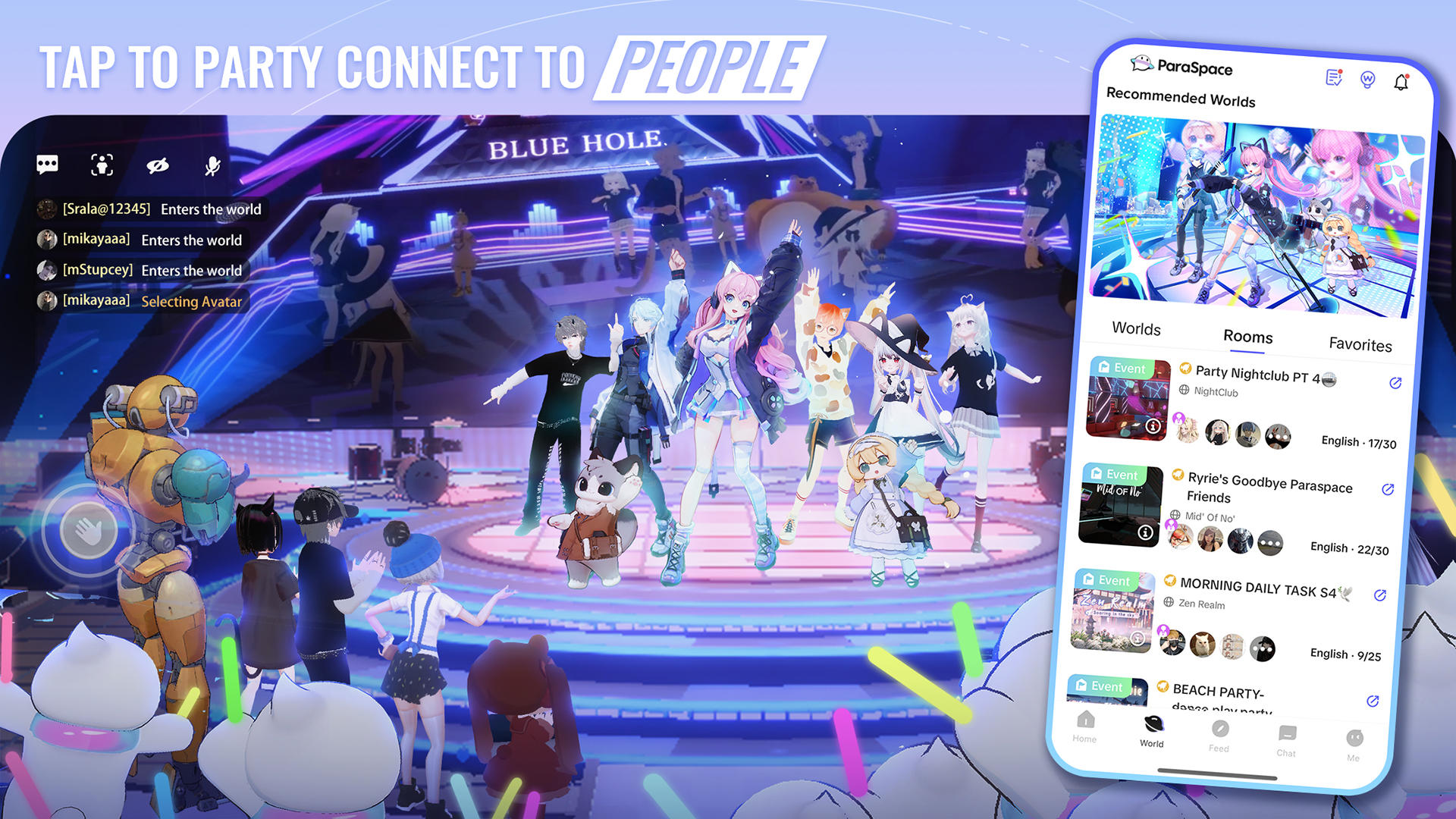 ParaSpace Game Screenshot