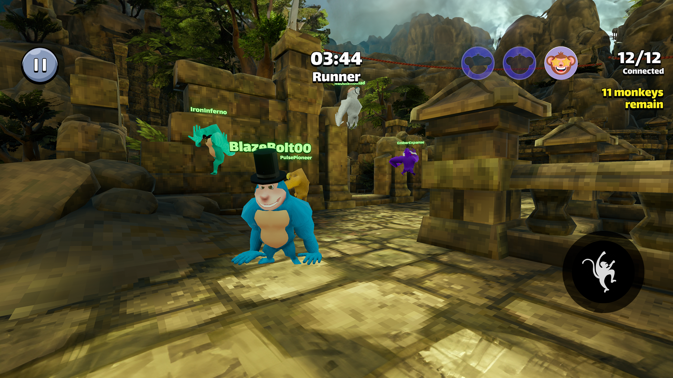 Screenshot of Monkey Mobile Arena