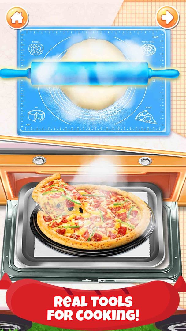 Screenshot of Pizza Chef: Food Cooking Games
