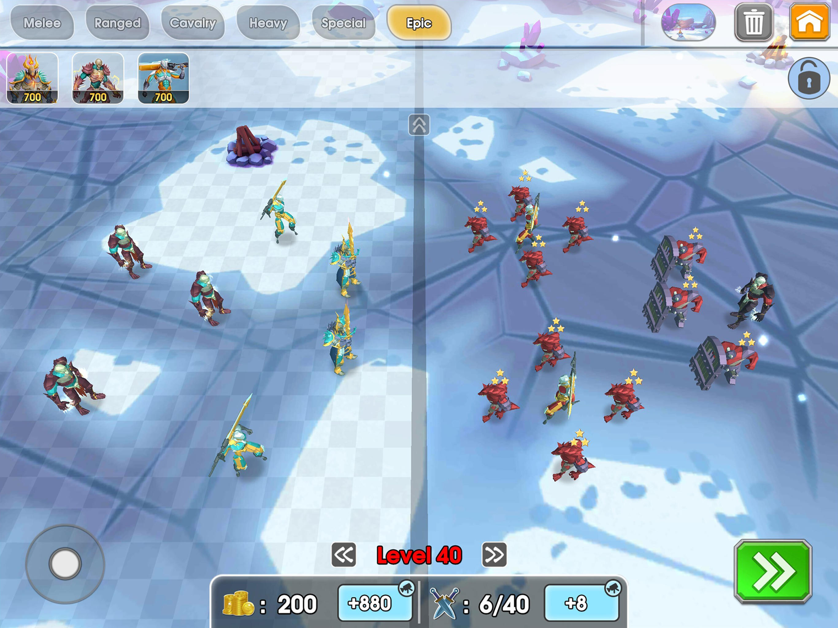 Clash Battle Simulator Game Screenshot