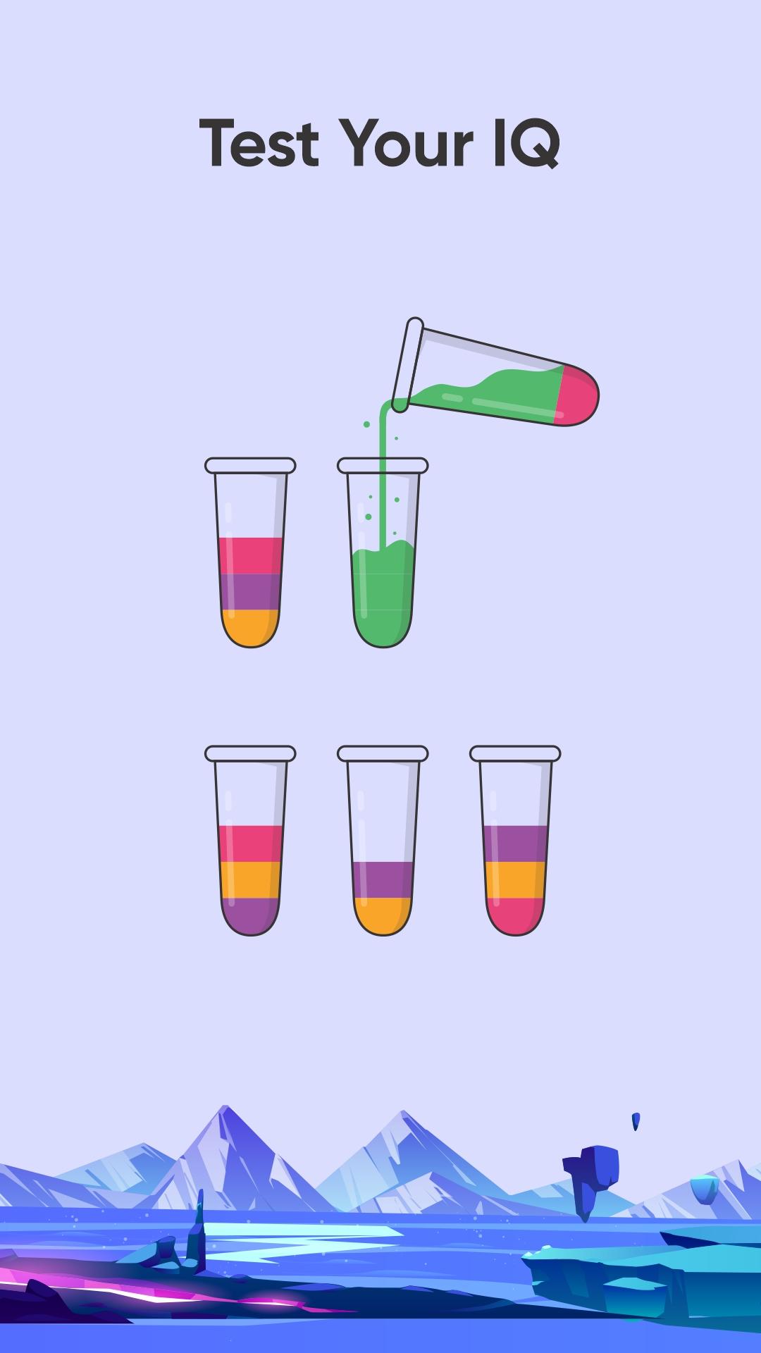 Aquafy Water Color Sort Game Game Screenshot