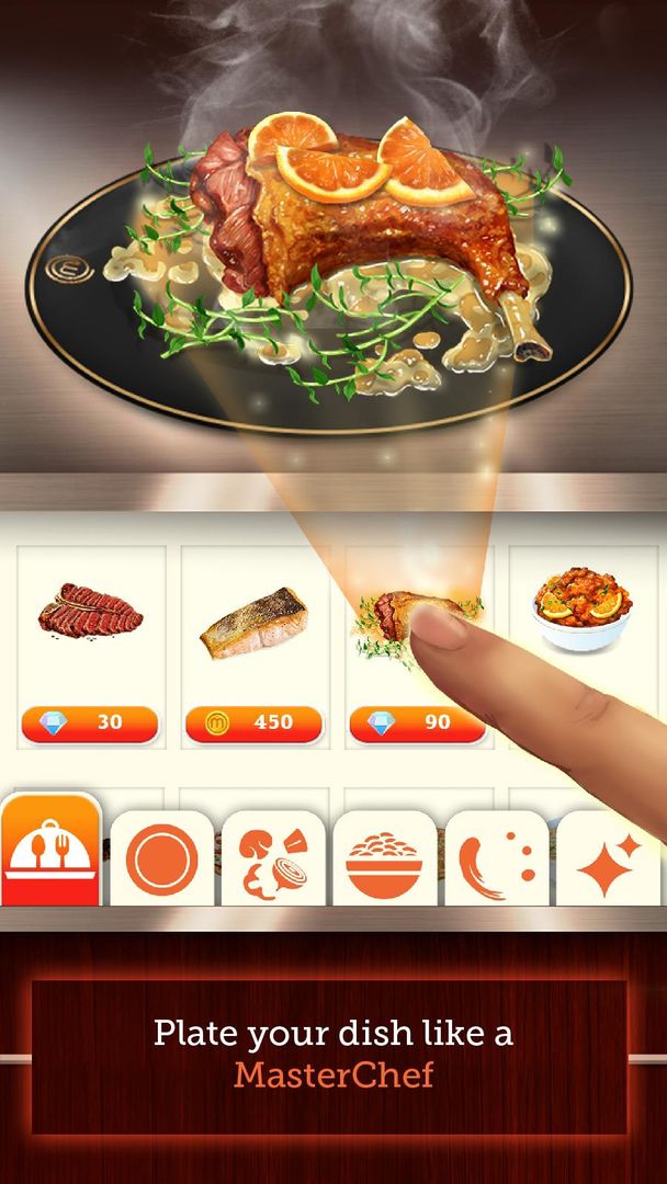 Screenshot of MasterChef: Dream Plate (Food Plating Design Game)