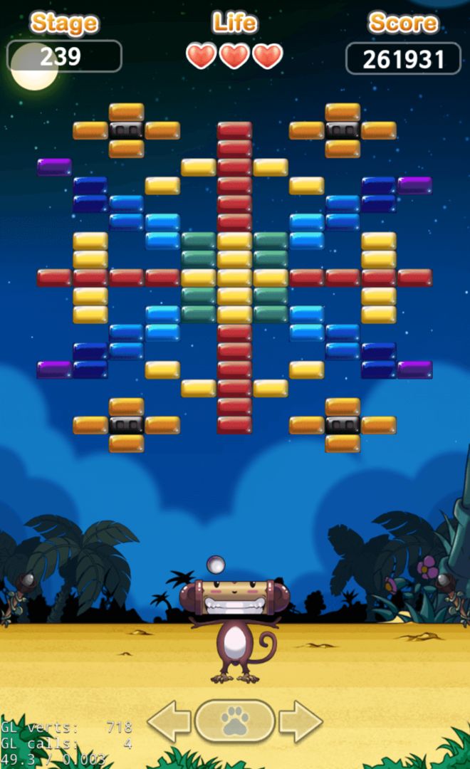 Screenshot of Brick Breaker : Classic Block