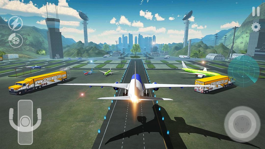 飛機飛行試驗模擬器2019年 - 空中飛行遊戲截圖
