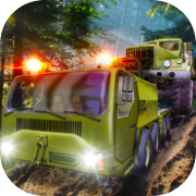 Simulador de caminhão de reboque: resgate offroad