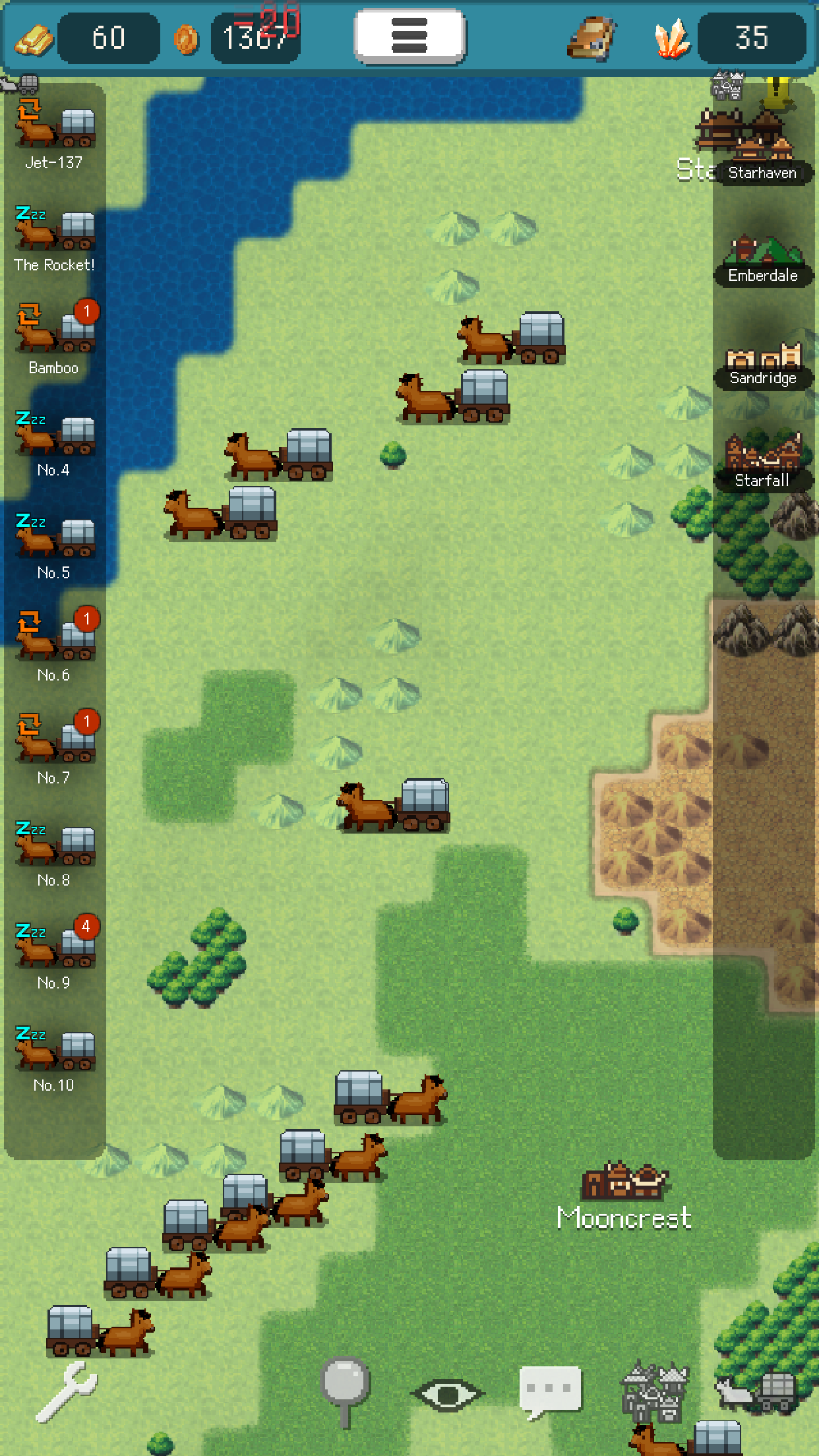 Goblin's Caravan ゲームのスクリーンショット